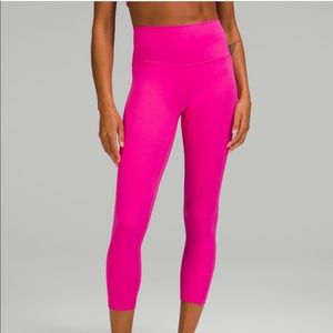 Pink Lululemon Align 25” size 4